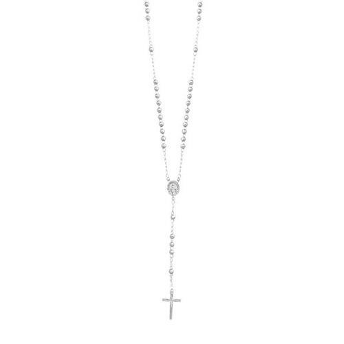 Rosario Milagrosa 4mm de 55cm en Plata .925