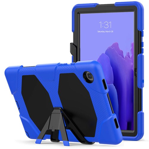 Funda De Uso Rudo Para Tablet Samsung Galaxy Tab A7 Modelo SM-T500 SM-T505 Tamaño 10.4 Plg. (2020) Azul