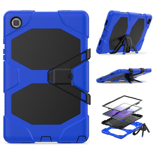 Funda De Uso Rudo Para Tablet Samsung Galaxy Tab A7 Modelo SM-T500 SM-T505 Tamaño 10.4 Plg. (2020) Azul