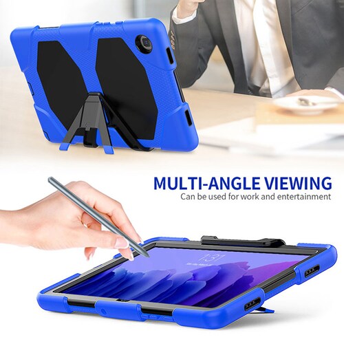 Funda De Uso Rudo Para Tablet Samsung Galaxy Tab A7 Modelo SM-T500 SM-T505 Tamaño 10.4 Plg. (2020) Azul