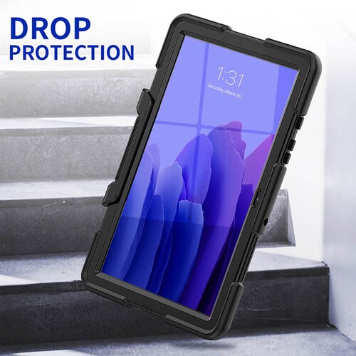 Funda De Uso Rudo Para Tablet Samsung Galaxy Tab A7 Modelo SM-T500 SM-T505 Tamaño 10.4 Plg. (2020) Azul