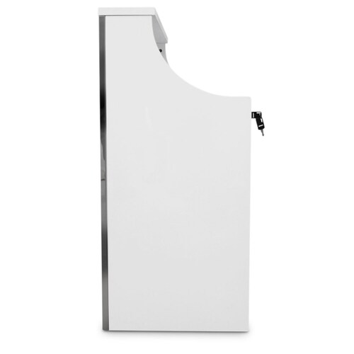 Mueble Recepcion Estetica Peluqueria Barberia Escritorio Blanco