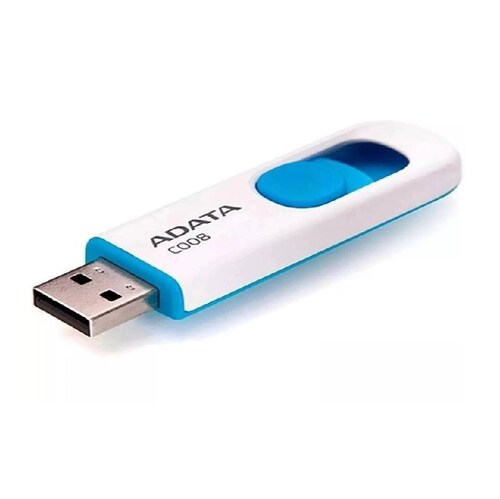 Memoria Usb 2.0 Blanco 32 Gb Pc Lap Mac Oficina Escuela Trabajo Video Fotos Documentos Adata