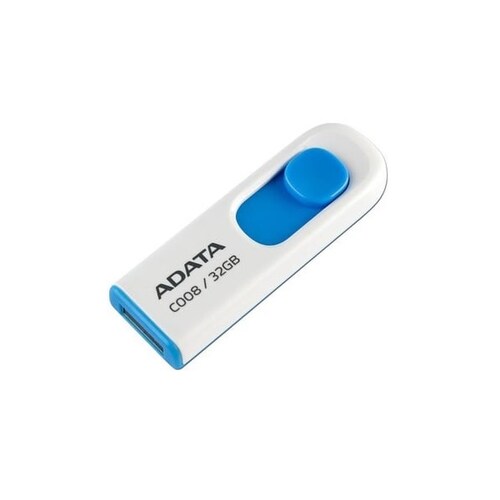 Memoria Usb 2.0 Blanco 32 Gb Pc Lap Mac Oficina Escuela Trabajo Video Fotos Documentos Adata