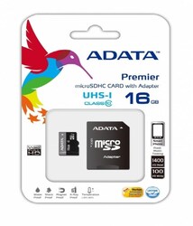 Memoria Micro SD 16GB Premier Pro 30 MB/s 10 MB/s Negro Gris Cel Tableta Adaptador PC Lap Fotos