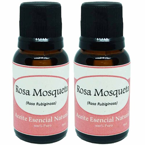 Rosa Mosqueta Aceite Natural Cosmetica Belleza 2 Frascos Aromaterapia Krisamex