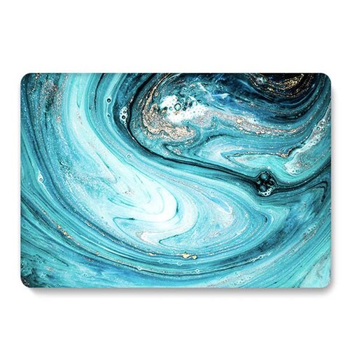 CARCASA FUNDA PROTECTOR CASE izÜg MACBOOK AIR 13 MODELO A1466, A1369 Ocean