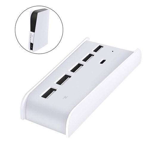 MandaLibre Puertos USB Extra Para PlayStation 5 - Blanco