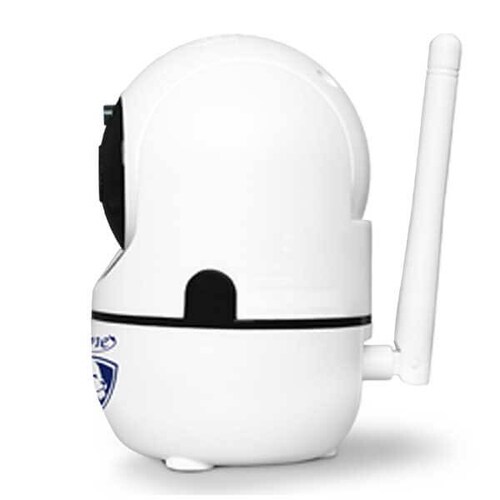 Camara Wifi Ip Full Hd Seguimiento Seguridad Vigilancia App Negro Inalambrica Altavoz Vision Nocturna Alarma Microfono Espia Blanco