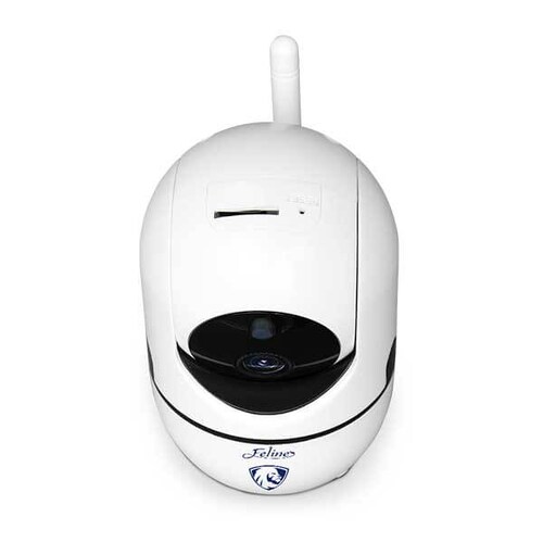 Camara Wifi Ip Full Hd Seguimiento Seguridad Vigilancia App Negro Inalambrica Altavoz Vision Nocturna Alarma Microfono Espia Blanco