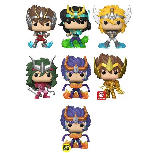Funko Pop Set Completo Caballeros del Zodiaco Saint Seiya