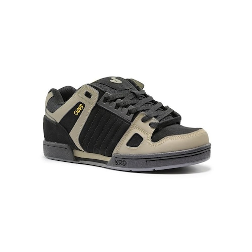 DVS CELSIUS 965 BRINDLE BLACK YELLOW NUBUCK.