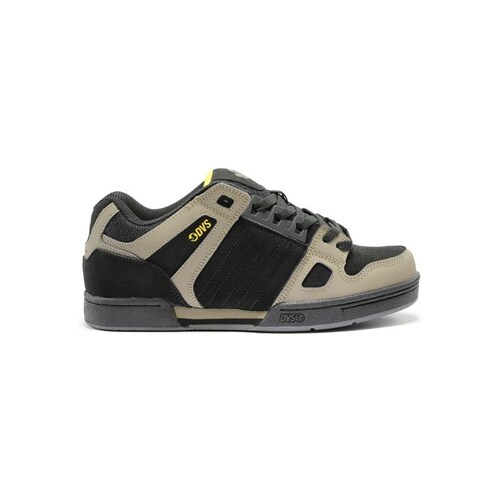 DVS CELSIUS 965 BRINDLE BLACK YELLOW NUBUCK.