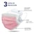 Cubrebocas Termosellado Tricapa Desechable 90 Pza Color Rosa JH Hokins Calidad Premium Grado Quirurgico Registro Sanitario