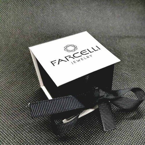 Anillo Con Cristales Swarovski Ambar Baño Rodio Farcelli Jewelry INCLUYE CAJA PARA REGALO