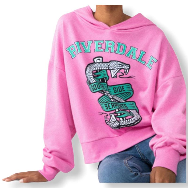 SUDADERA CON CAPUCHA DE RIVERDALE DAMA SOUTH SIDE SERPIENTES