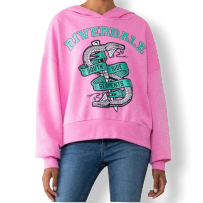 SUDADERA CON CAPUCHA DE RIVERDALE DAMA SOUTH SIDE SERPIENTES