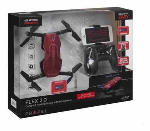 Dron Plegable y Compacto con Cámara de HD, Propel, Flex 2.0