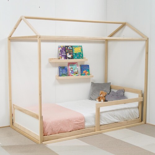 Casita De Sueños Montessori Infantil Para Cama Individual