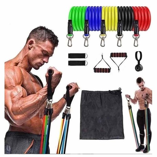 Kit 5 Ligas Resistencia Entrenamiento Bandas Crossfit Gym