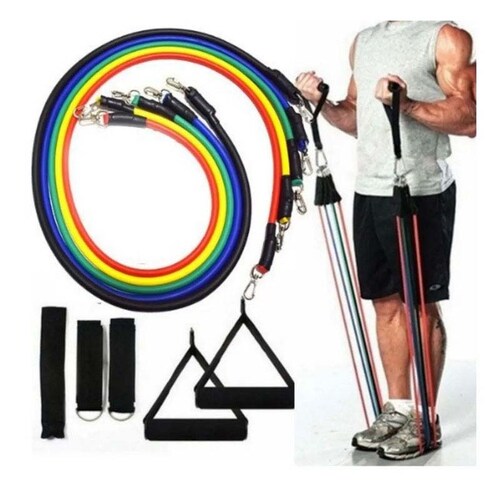 Kit 5 Ligas Resistencia Entrenamiento Bandas Crossfit Gym