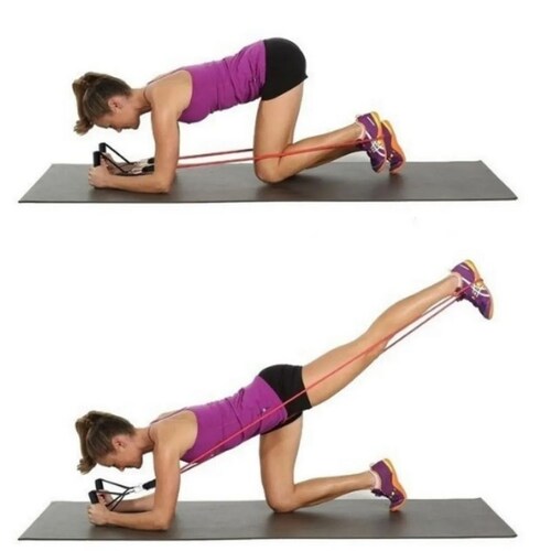 Kit 5 Ligas Resistencia Entrenamiento Bandas Crossfit Gym
