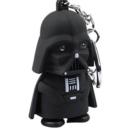 Llavero Lampara Star Wars Darth Vader Con Luz Led Y Sonido