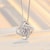 Collar Plata Esterlina 925 Brillante Diamante Mujer Regalo