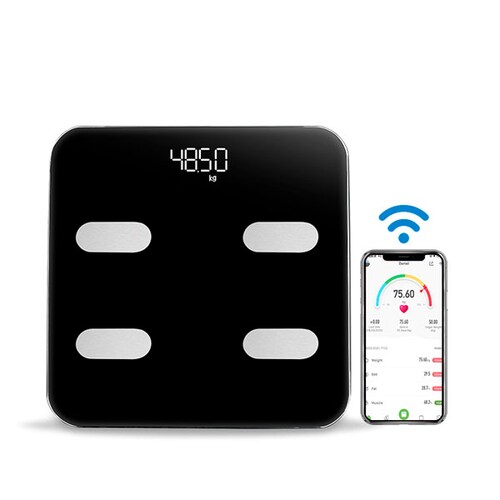 Bascula inteligente smart fitness digital Bs3 - Zeta - Black