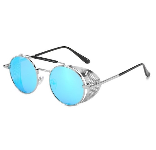 Lentes De Sol Sellingo Steampunk Gafas Para Hombre, Mujer, Azul