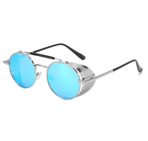 Lentes De Sol Sellingo Steampunk Gafas Para Hombre, Mujer, Azul