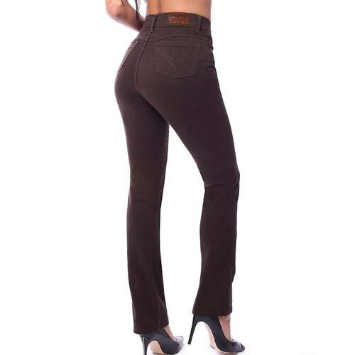 Jeans De Moda Dama Dayana 555 Pomp! Gabardina Recto