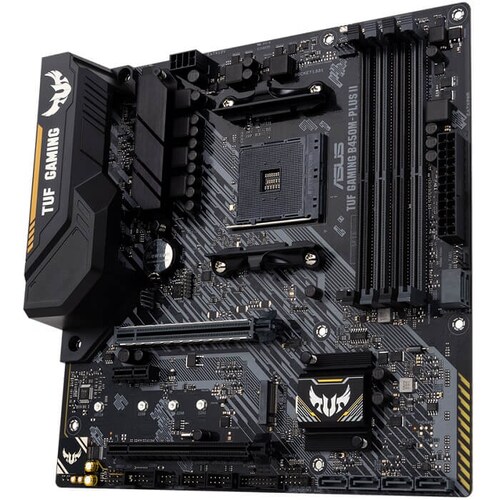 Tarjeta Madre ASUS TUF GAMING B450M-PLUS II AURA 4xDDR4 2xPCI-E USB3 Socket AM4