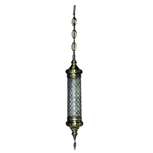 Lámpara Turca artesanal para techo estilo Otomano 