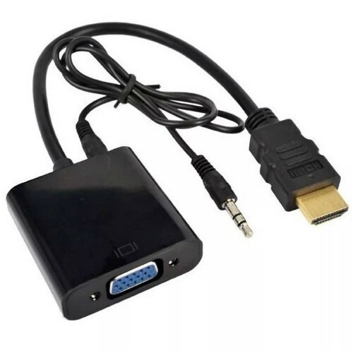 Adaptador Convertidor de VGA a HDMI - Tecnología en Línea