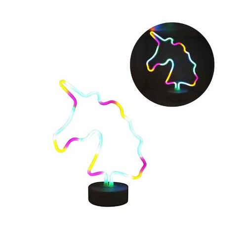 Lampara Unicornio LED tipo neón Gadgets & fun