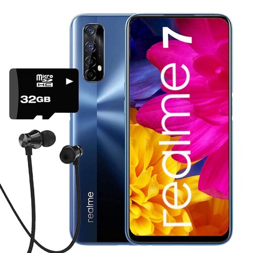 Realme 7 RMX2155 6GB-64GB Azul +Audifono +Micro Sd 32
