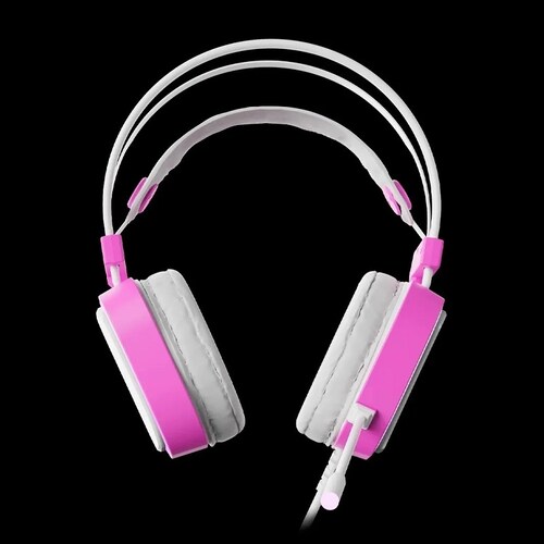 Audífonos Gamer Vsg Gemini White Edition Led