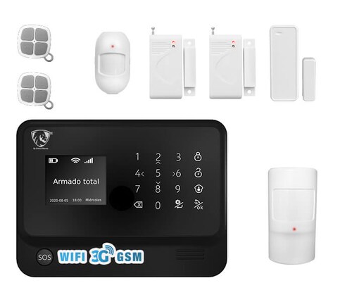 Wifi Alarma 3g Gsm Kit 7 Seguridad Vecinal Inalambrica Casa