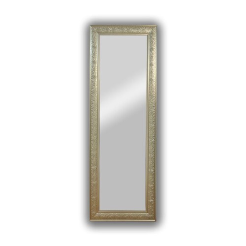 Hermoso Espejo Cuerpo Completo Color Plata Mate