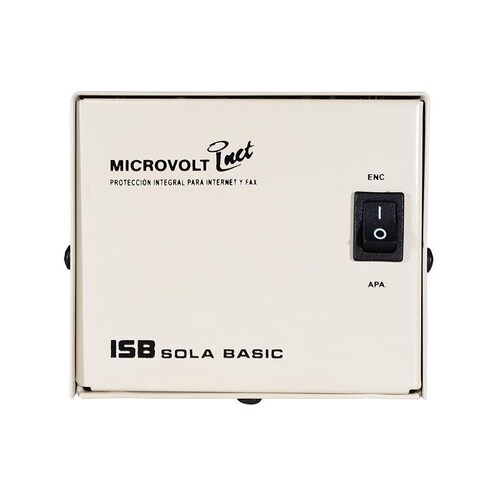 REGULADOR SOLA BASIC MICROVOLT 1000VA, 4 CONTACTOS DN-21-102