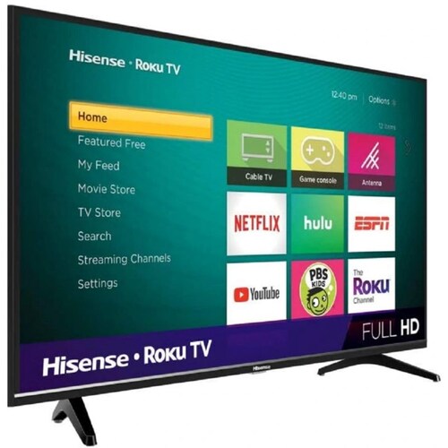 Smart TV 40 Hisense Roku TV Full HD HDR 40H4000FM