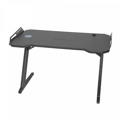 ESCRITORIO GAMER YEYIAN LOKII NEGRO RGB, USB YFD-LWCU-01-BK