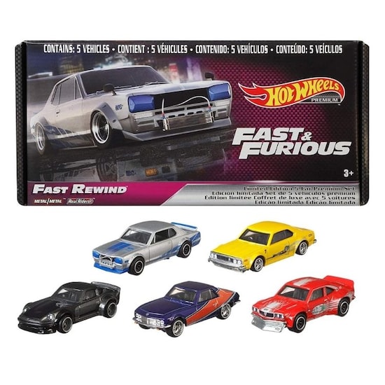 Hot Wheels Fast and Furious Fast Rewind Pack GRB02