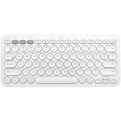 Teclado Logitech Bluetooth K380 Blanco 920-009595