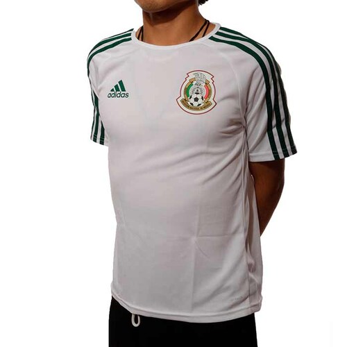 Playera Adidas Niños Blanco Selección Mexicana Fútbol FMF BP5530