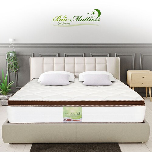 Colchón Matrimonial Ortopedico Firme Manchester Bio Mattress