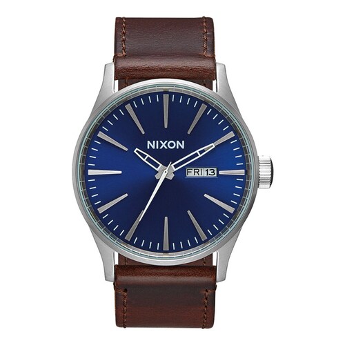 Reloj para Hombre Nixon Sentry Lth Blue/Brown A1051524