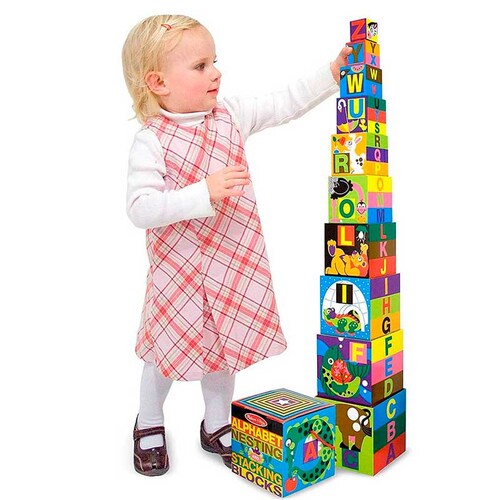 Nesting Letters English Alphabet Nesting Blocks