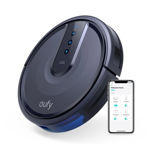 Aspiradora Robot Eufy Robovac 25C 1.500Pa Potencia App Alexa Google Assistant